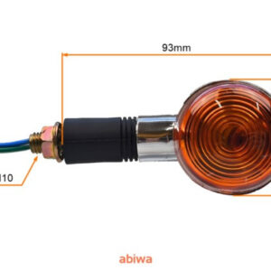 KIERUNKOWSKAZY TYŁ L+P-MINICHOPPER-CHROM