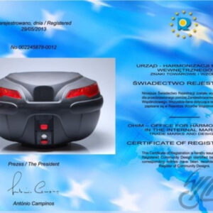 KUFER K-MAX Z PŁYTĄ MONTAŻOWĄ 50L