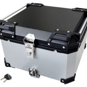 Kufer tylny srebrny 56L