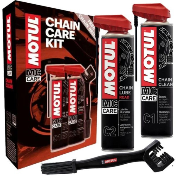 MOTUL Chain Care Kit C1+C2 - zestaw do czyszczenia