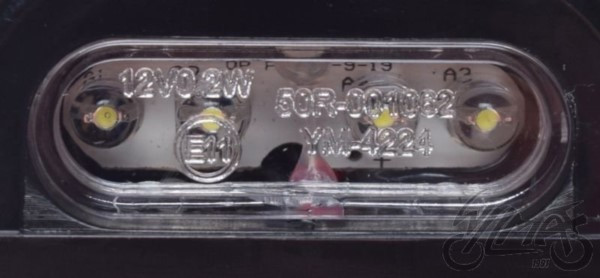 PODŚWIETLENIE TABLICY REJESTRACYJNEJ