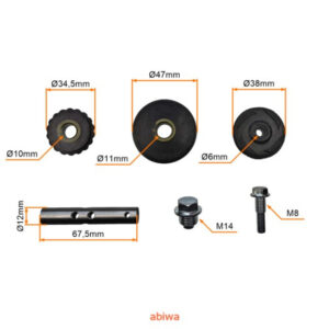 ROZRZĄD KOMPLETNY PITBIKE MRF KAYO CROSS 90L