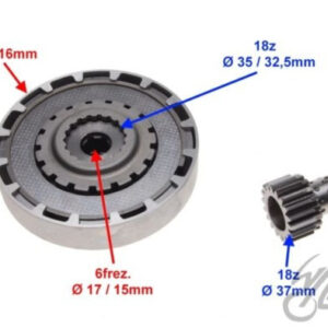 SPRZĘGŁO 4T Z DOCISKIEM