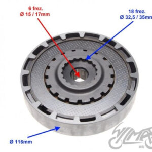 SPRZĘGŁO KPL BEZ DOCISKU 4T