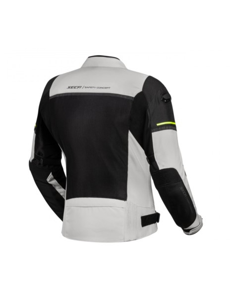 KURTKA MOTOCYKLOWA SECA STREAM EVO LADY GREY - obrazek 5