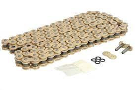 ŁAŃCUCH DID 520 118 X-RING ZŁOTY OGNIW BEZ O-RING
