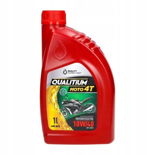 OLEJ MOTOCYKLOWY 10W40 1L QUALITIUM MOTO 4T