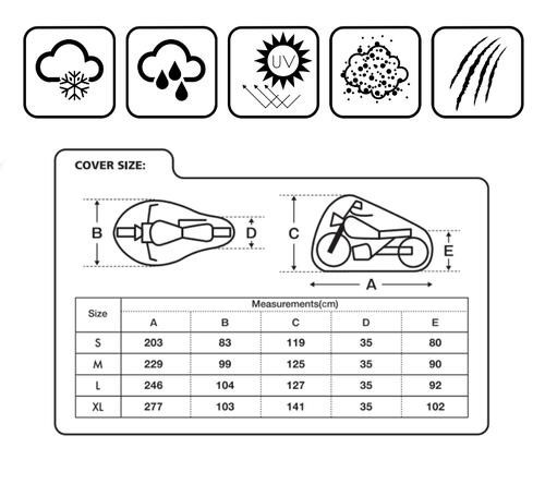 Pokrowiec na motocykl M Moretti - obrazek 2
