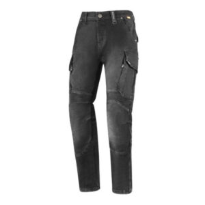 SPODNIE MOTOCYKLOWE SECA SQUARE II BLACK JEANS