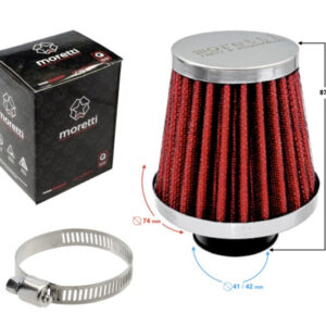 Filtr powietrza stożkowy śred. 41mm MORETTI 1631