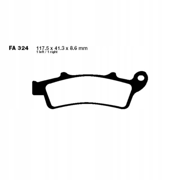 KLOCKI HAMULCOWE EBC FA324 SFA324