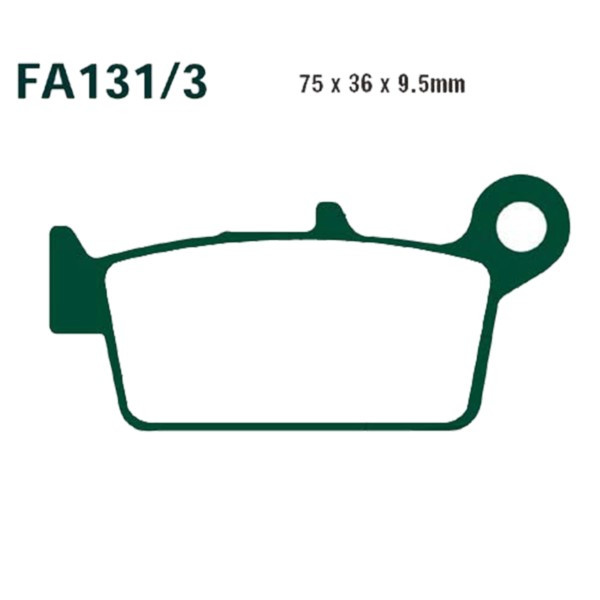KLOCKI HAMULCOWE EBC SFA131/3 FA131 FA131/3