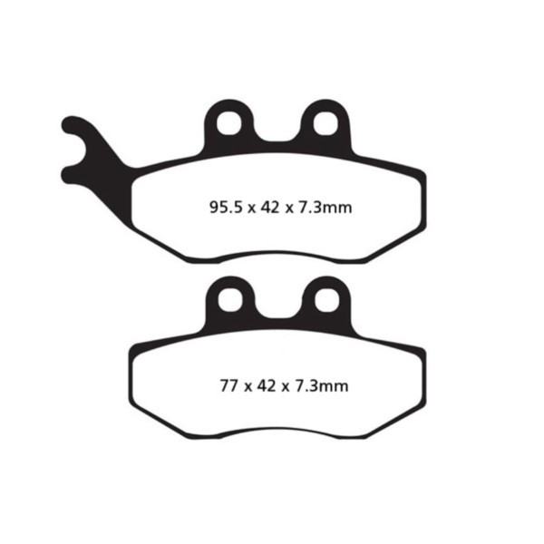 KLOCKI HAMULCOWE EBC SFA194 FA194