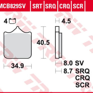 KLOCKI HAMULCOWE FA499/4 SINTER TRW ZF