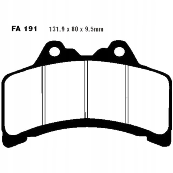 KLOCKI HAMULCOWE GOLD FREN 204  FA191