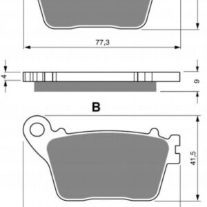 KLOCKI HAMULCOWE GOLD FREN 242 FA436