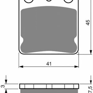 KLOCKI HAMULCOWE GOLD FREN K1 144 FA54 FA054