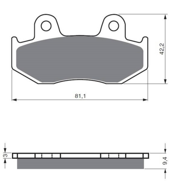 KLOCKI HAMULCOWE GOLD FREN K5 FA323 MCB685