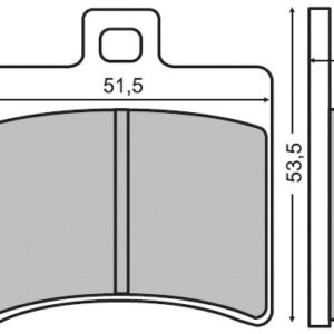 KLOCKI HAMULCOWE NHC 07060 FA298