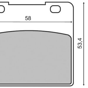 KLOCKI HAMULCOWE NHC FA103