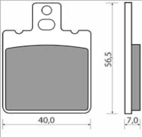 KLOCKI HAMULCOWE NHC FA116
