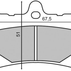 KLOCKI HAMULCOWE NHC FA126