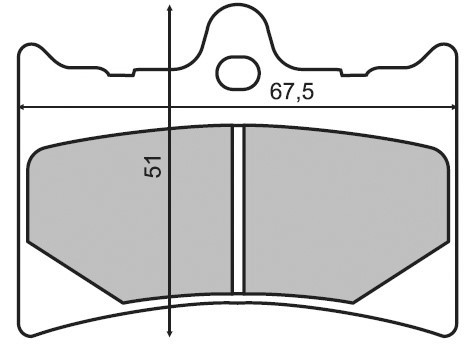 KLOCKI HAMULCOWE NHC FA126