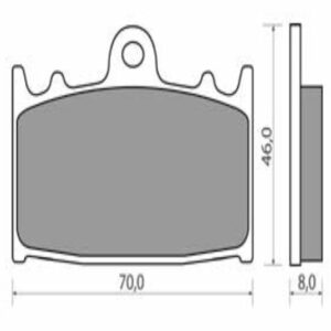 KLOCKI HAMULCOWE NHC FA145  S3033