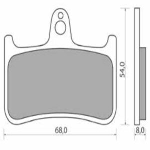 KLOCKI HAMULCOWE NHC  FA187  H1044-CU1 H1044