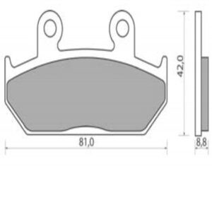 KLOCKI HAMULCOWE NHC FA203