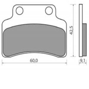 KLOCKI HAMULCOWE NHC FA235