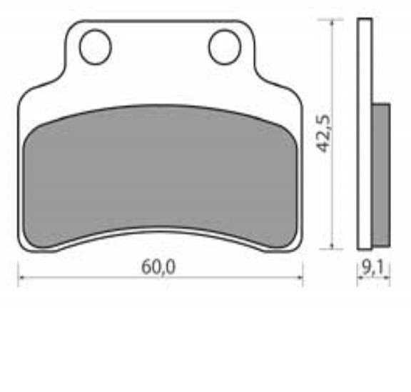 KLOCKI HAMULCOWE NHC FA235
