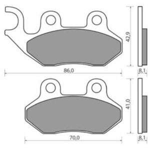 KLOCKI HAMULCOWE NHC FA264