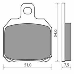 KLOCKI HAMULCOWE NHC FA266