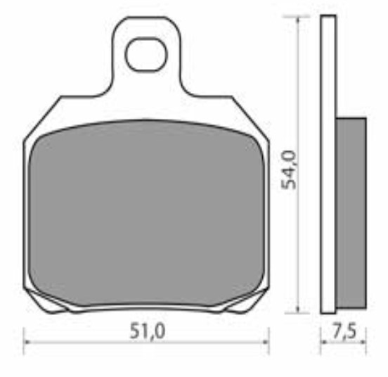 KLOCKI HAMULCOWE NHC FA266