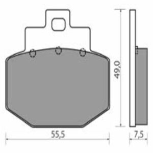 KLOCKI HAMULCOWE NHC FA321