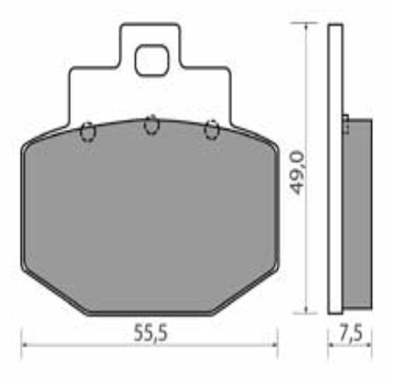 KLOCKI HAMULCOWE NHC FA321