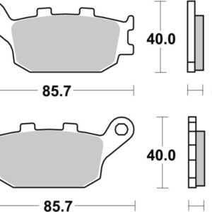 KLOCKI HAMULCOWE TRW FA174