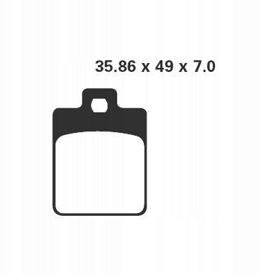 KLOCKI MOTOCYKLOWE EBC SFA260 FA260