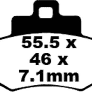 KLOCKI MOTOCYKLOWE EBC SFA356 FA356