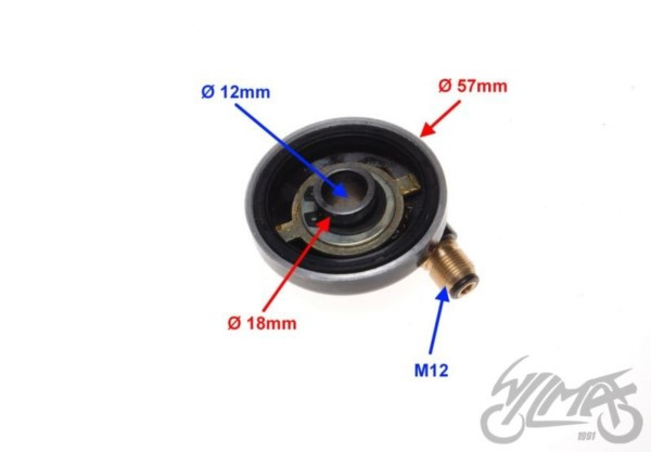 NAPĘD LICZNIKA LEWA STRONA KOŁA NA OŚ 12mm - obrazek 4