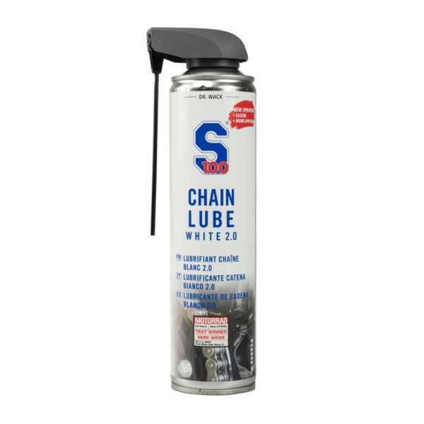 SMAR DO ŁAŃCUCHA W SPRAYU S100 CHAIN LUBE WHI
