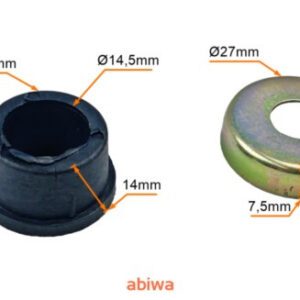 TULEJE ZWROTNICY ATV 110CC/125CC-ZESTAW śr.10mm